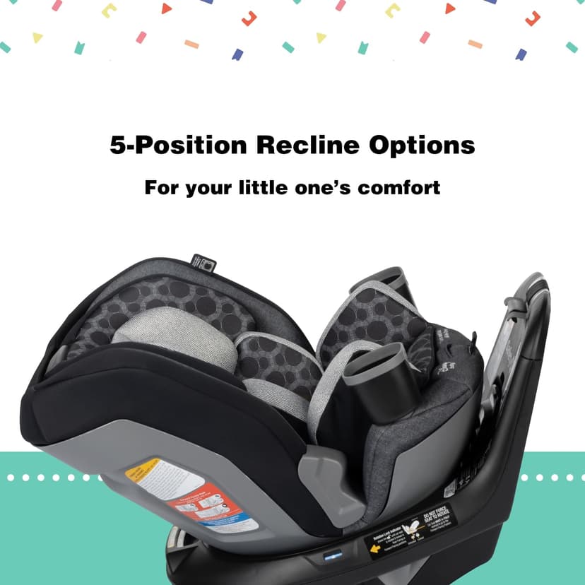 Disney Baby Turn and Go 360 Rotating All-in-One Convertible Car Seat, Vintage Mickey Mouse