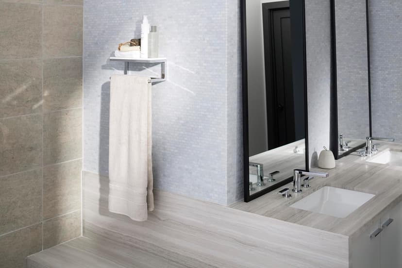 KOHLER 2214-0 Ladena Rectangular Undermount Bathroom Sink With Curved Bottom, 20-7/8" W X 14-3/8" L, White
