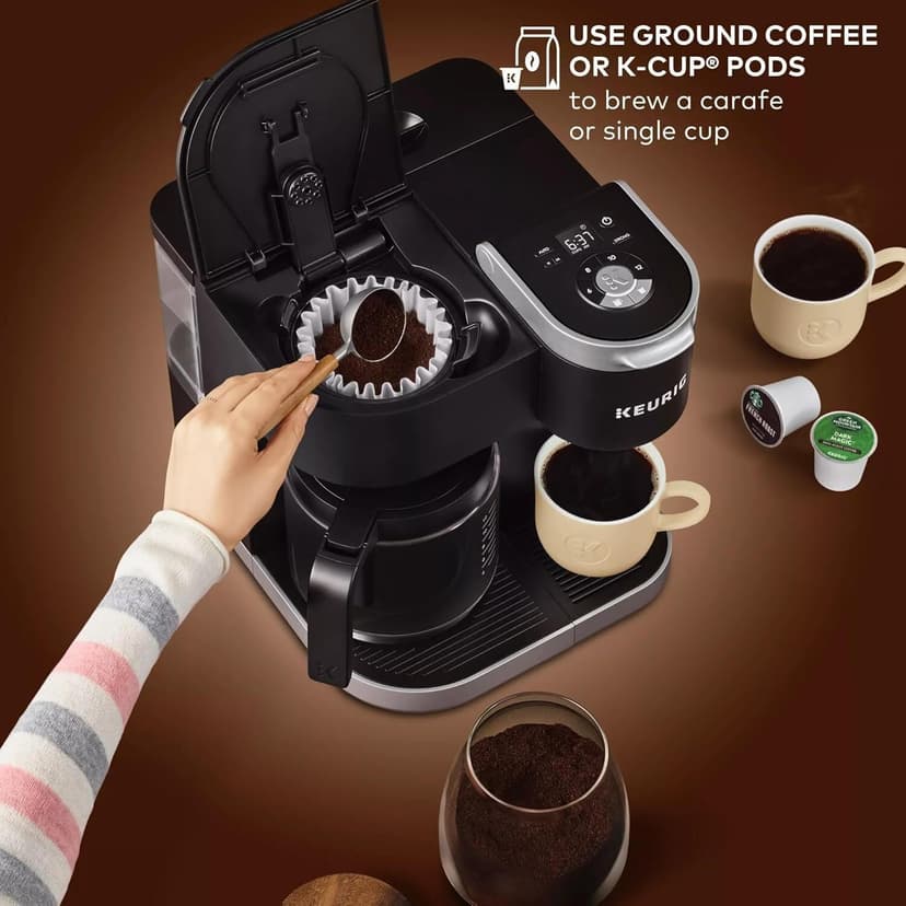 K-Duo® Single Serve & Carafe Coffee Maker (Renewed)