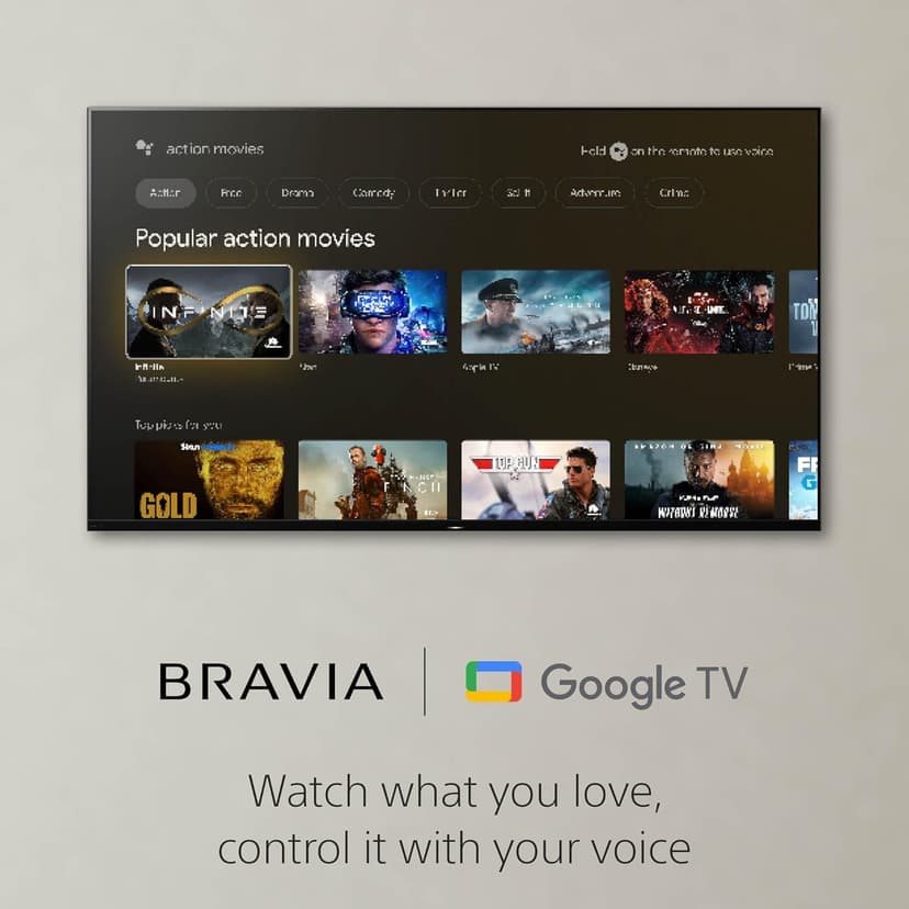 Sony 55 Inch 4K Ultra HD TV X90K Series: BRAVIA XR Full Array LED Smart Google TV with Dolby Vision HDR and exclusive features for The PlayStation® 5 XR55X90K- 2022 Model