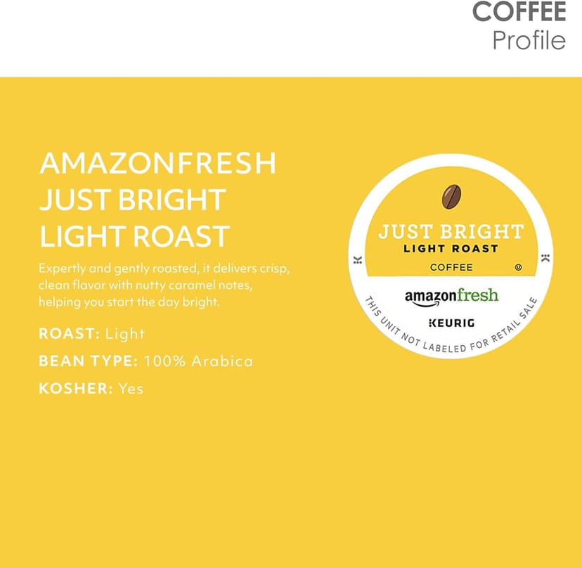Keurig K-Classic Coffee Maker with AmazonFresh 60 Ct. Coffee Variety Pack, 3 Flavors