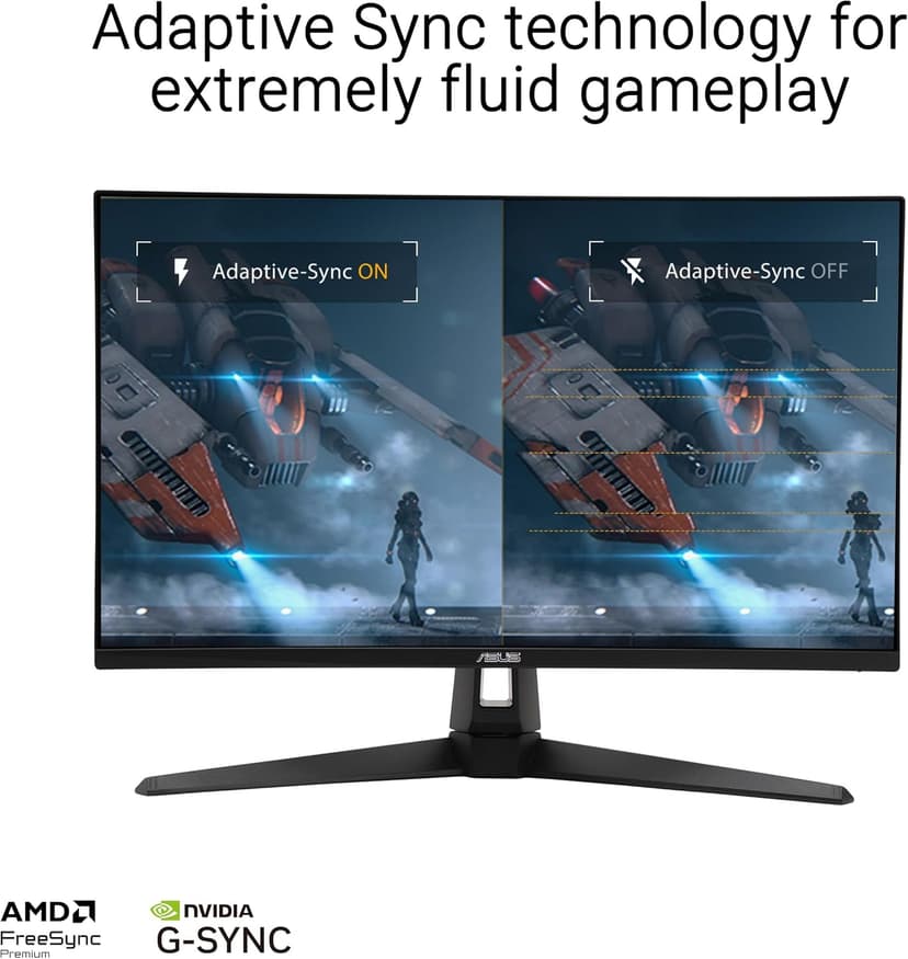 ASUS TUF Gaming 27” 4K HDR Monitor (VG27UQ1A) – 160Hz, 1ms, Extreme Low Motion Blur Sync, NVIDIA G-SYNC Compatible, AMD FreeSync Premium, 95% DCI-P3, DisplayWidget, 3 yr Warranty