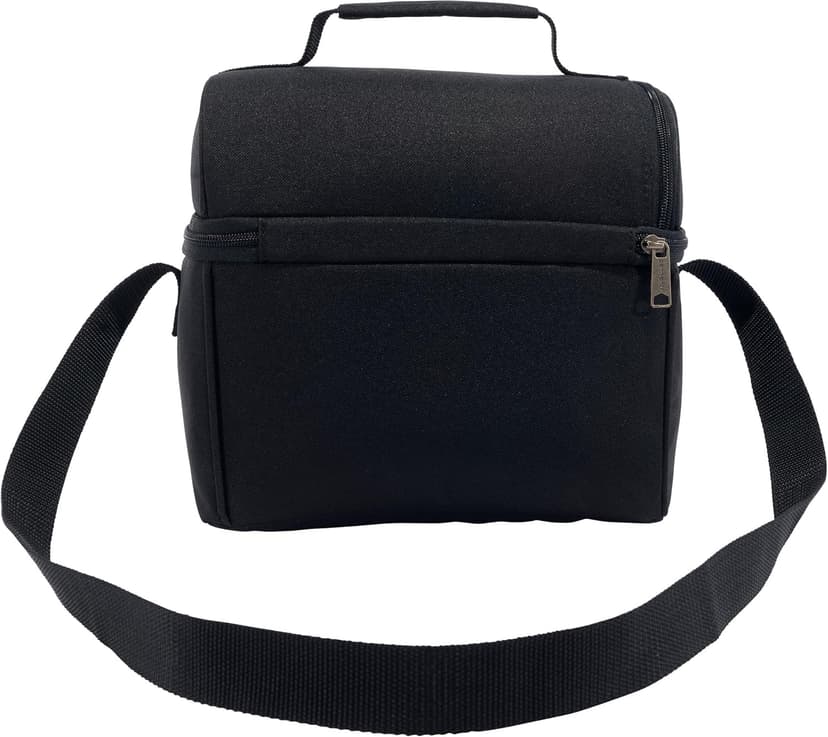 Carhartt Insulated 12 Can Two Compartment Lunch Cooler Bag - Rain Defender DWR Coating - Synthetic Lining Black 1 One Size One Size