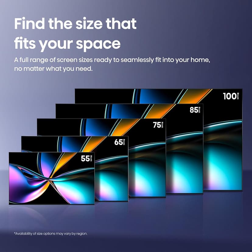 Hisense 55" Class U7 Mini-LED ULED 4K UHD Google Smart TV (55U75QG, 2025 Model) - QLED, Native 165Hz, VRR 288, Up to 3000 Nits, HDR10+, Dolby Vision IQ · Atmos, IMAX Enhanced, 2.1.2 Ch Surround