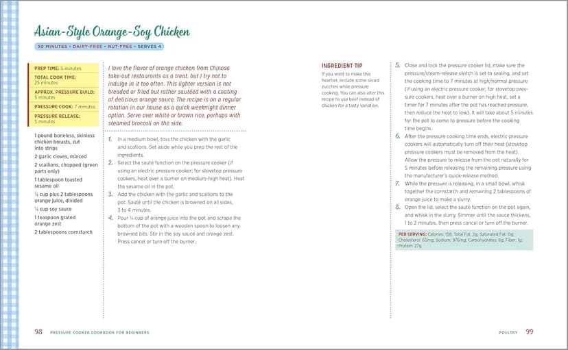 Pressure Cooker Cookbook for Beginners: Make the Most of Your Appliance and Enjoy Super Easy Meals