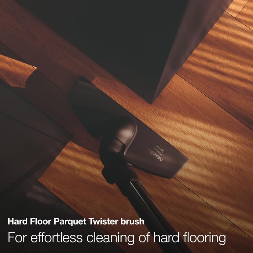Miele Complete C3 Marin Bagged Canister Vacuum Cleaner with Electrobrush Floorhead, Suitable for Carpets and Hard Floors, in Marine Blue