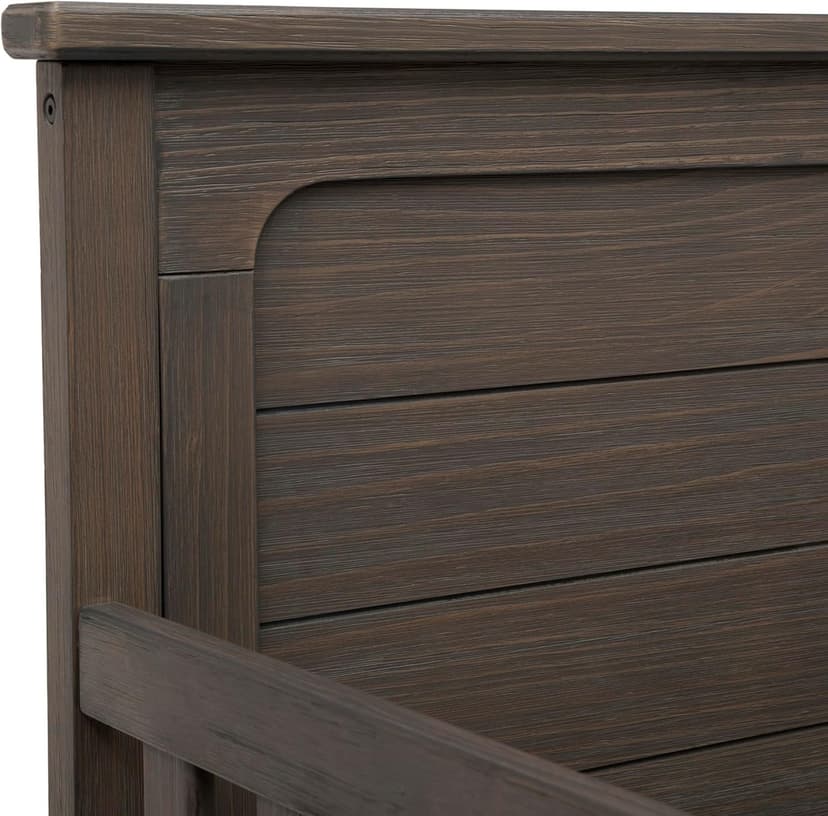 Delta Children Simmons Kids Slumbertime Monterey 4-in-1 Convertible Crib, Rustic Grey