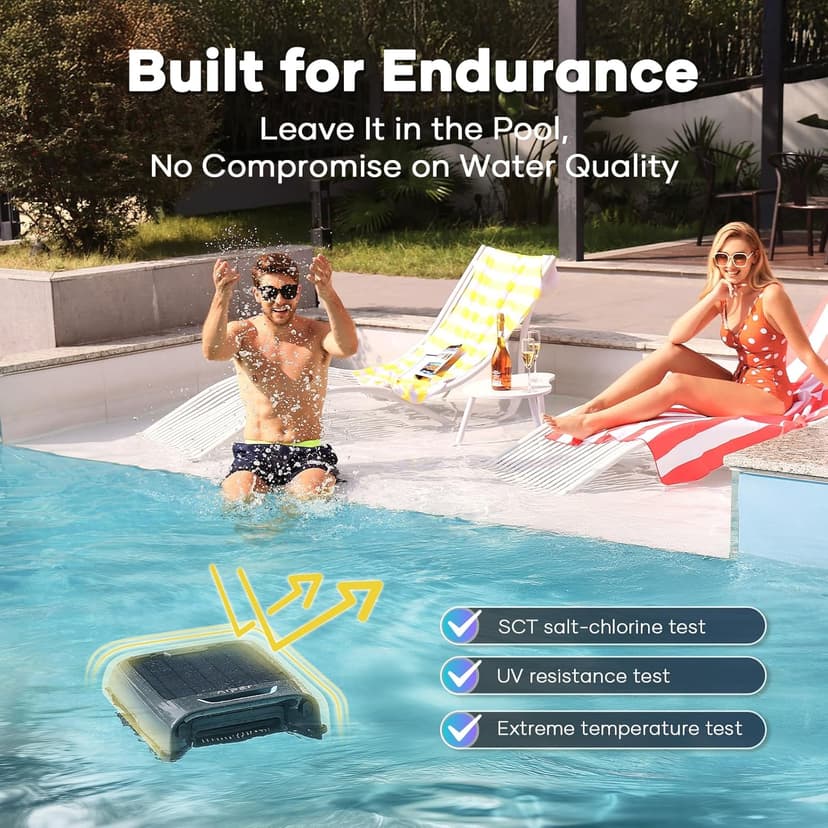 (Upgrade) AIPER Scuba X1 and Surfer S2, Complete Comprehensive Pool Care (Floor, Wall, Waterline and Pool Surface), Ideal for In-Ground Pool up to 2150 sq.ft