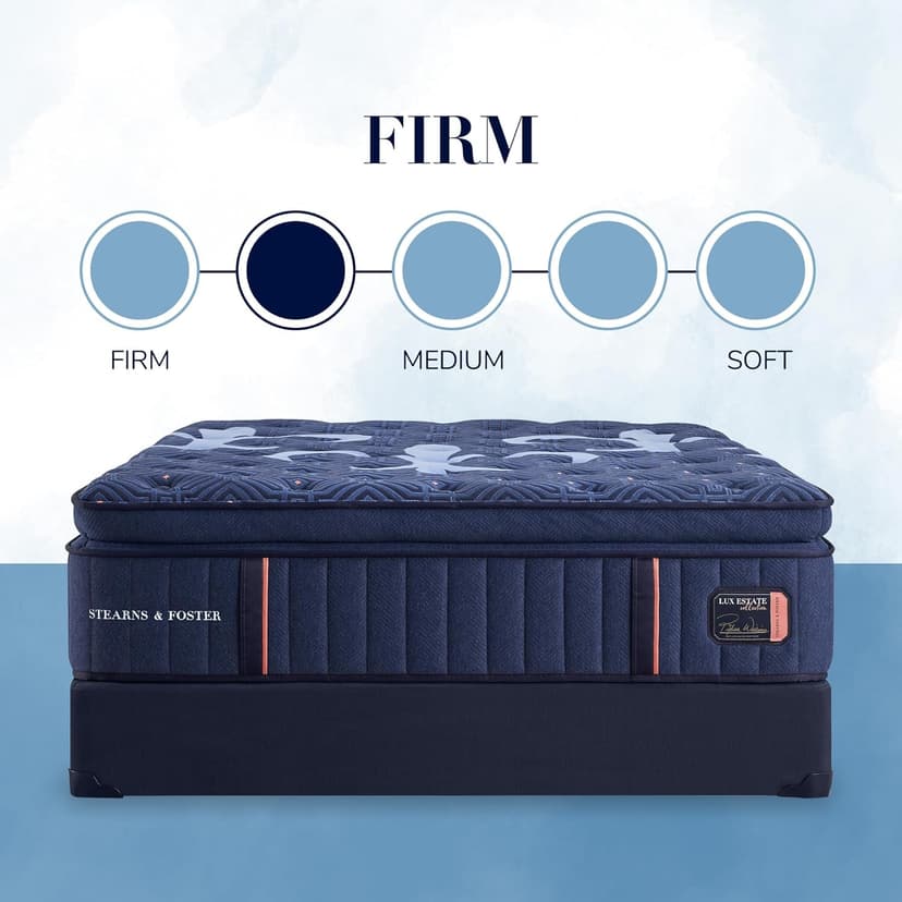 Stearns & Foster Lux Estate Firm Pillow Top Mattress, California King