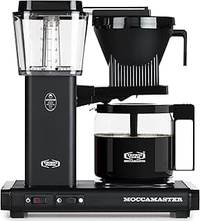 Technivorm Moccamaster 59656 KBG, 10-Cup Coffee Maker, 40 oz, Matte Black