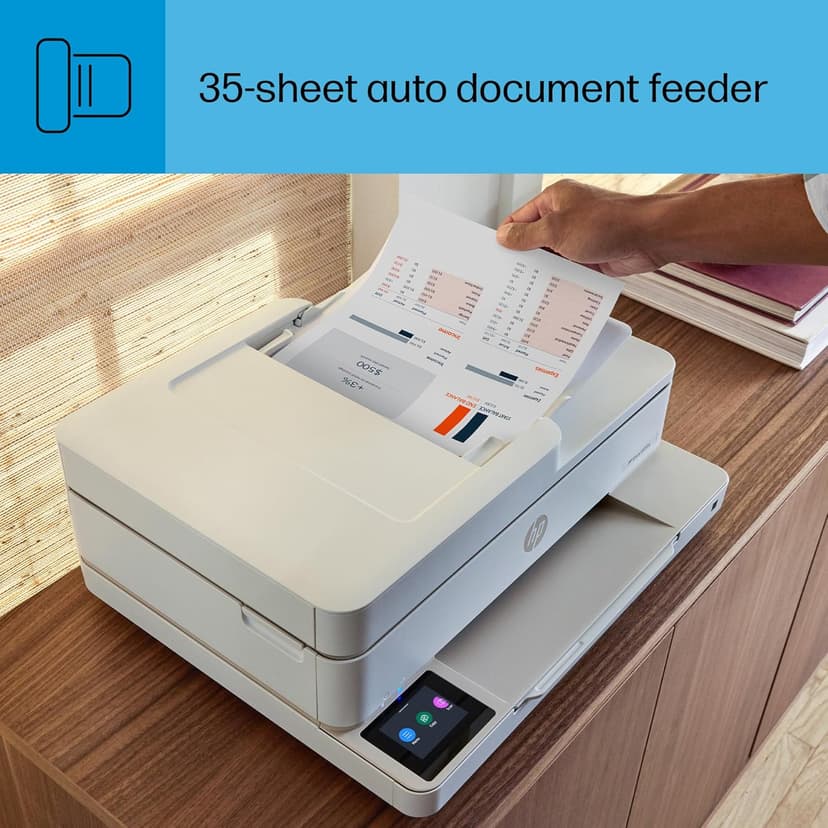 HP Envy 6555e Wireless All-in-One Color Inkjet Printer, Print, scan, Copy, Duplex Printing Best-for-Home, 3 month Instant Ink trial included (714N5A)