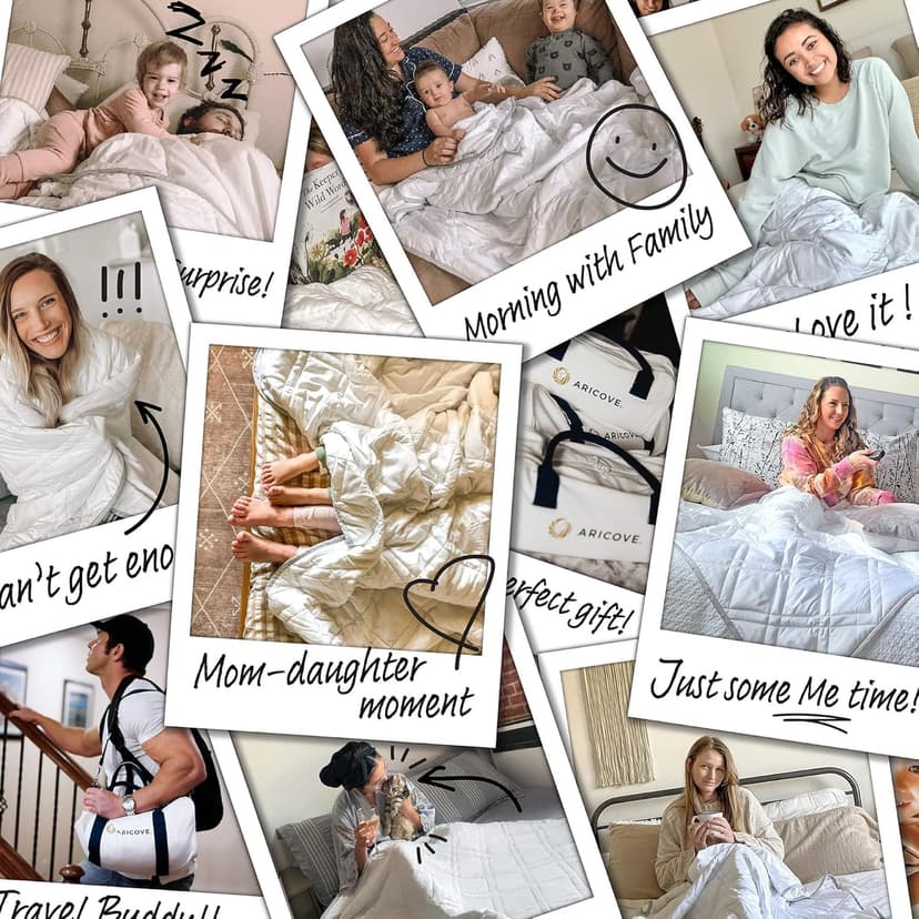 Cooling Weighted Blanket, 15 lbs, Twin Size for Adults, Luxury Heavy Blanket, Silky Soft Bamboo Viscose, 48x72 inches, Machine Washable, White