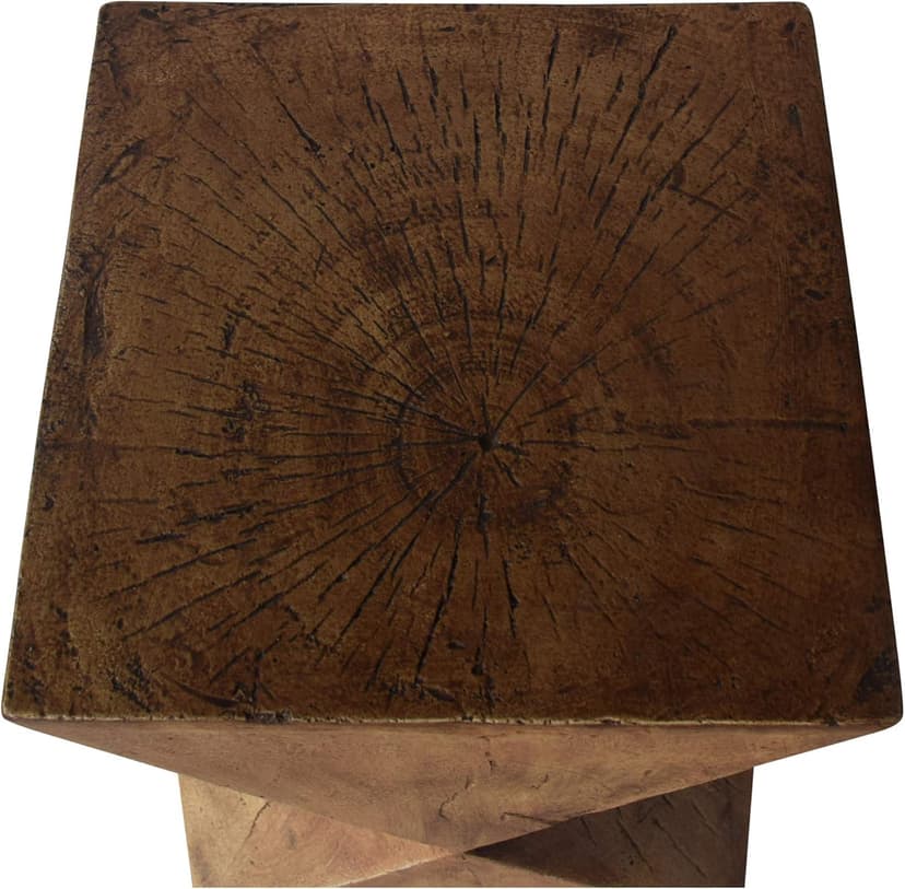 Christopher Knight Home Manuel Light-Weight Concrete Accent Table, Natural, 12.5D x 12.5W x 17.75H in