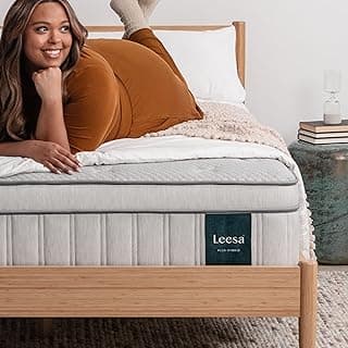 Leesa Full Size Plus Hybrid Mattress, Medium Firm Firmness, Engineered for Plus Sized Sleepers, 13", CertiPUR-US Certified, 100-Night Trial