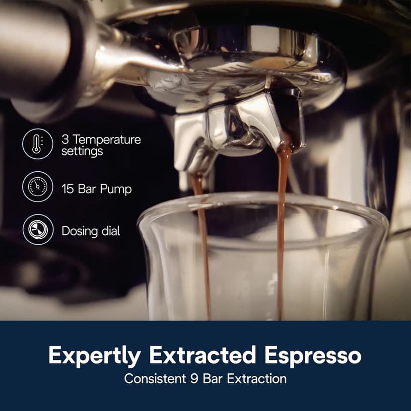 De'Longhi La Specialista Arte Evo Espresso Machine - Compact Cold Brew Coffee Maker with Grinder, Frother, Variable Temp Control & Tamping Tools - Home Barista Kit for Lattes, Cappuccinos, Iced Coffee