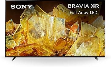 Sony 55 Inch 4K Ultra HD TV X90L Series: BRAVIA XR Full Array LED Smart Google TV with Dolby Vision HDR and Exclusive Features for The PlayStation® 5 XR55X90L- Latest Model,Black