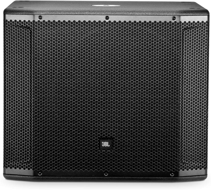 JBL Professional SRX818SP Portable, Active, Amplified, Powered 18 Inch Subwoofer System. 1000 Watt Peak Crown Amplifier. DJ, PA, Stage. Black