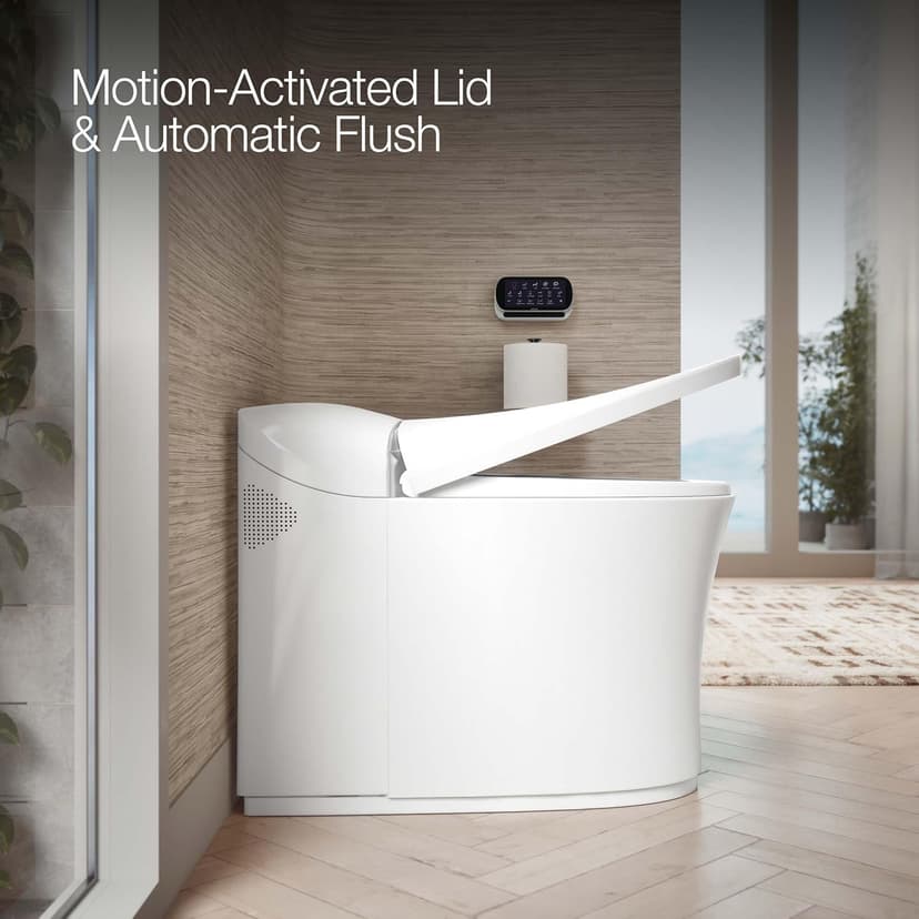KOHLER Eir Comfort Height One-piece elongated dual-flush intelligent chair-height toilet