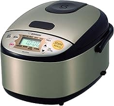 Zojirushi NS-LHC05 Micom Rice Cooker & Warmer, Stainless Dark Brown, 3 Cups Uncooked