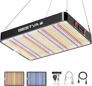 BESTVA 2025 Upgrade DC2000 Led Grow Light with High Yield Diodes Full Spectrum LED Grow Lights for Indoor Plants Greenhouse Veg Bloom Light Hydroponic Grow Lamp