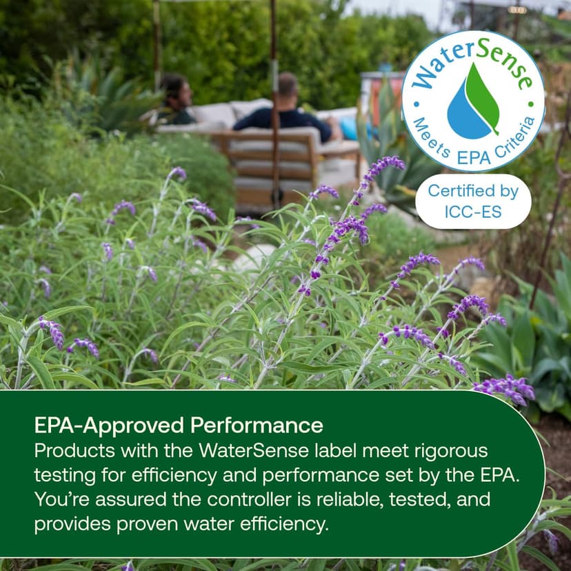 Rain Bird ARC6 App-Based Indoor Smart Irrigation WiFi Timer/Controller, 6-Zone/Station, EPA WaterSense Certified, Compatible with Alexa