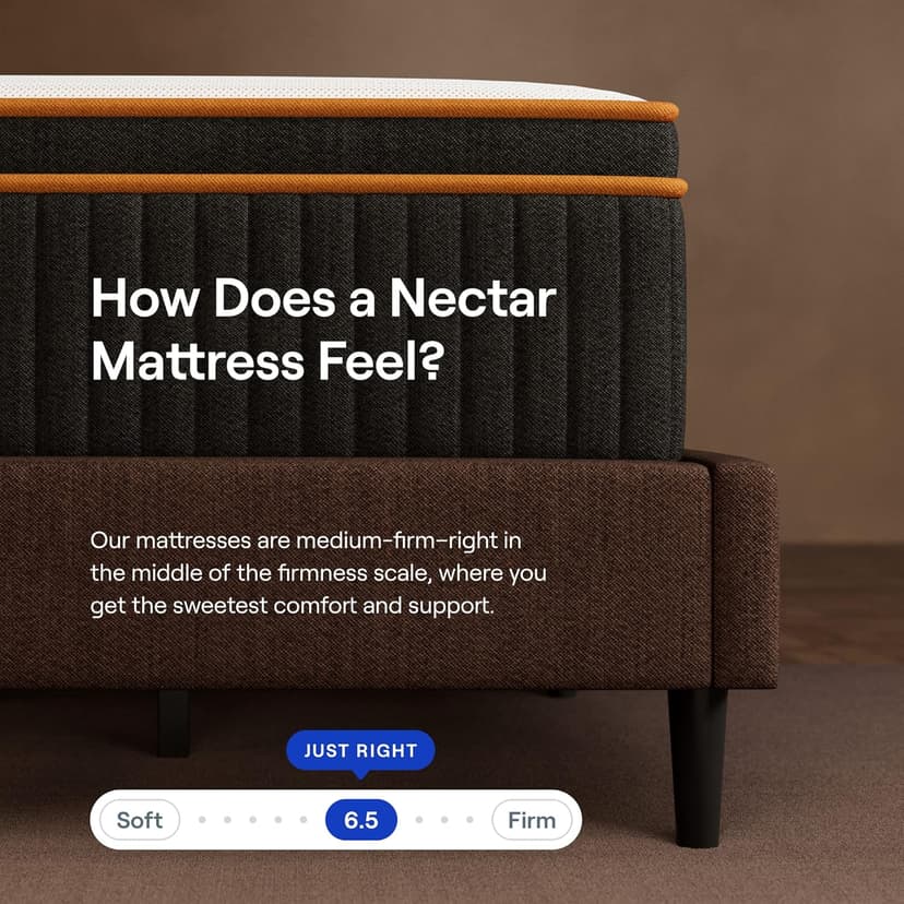 Nectar Premier Copper Hybrid King Mattress 14 Inch - Medium Firm Memory Foam - Steel Springs - Dual Action Cooling Technology - 365-Night Trial - Forever Warranty White