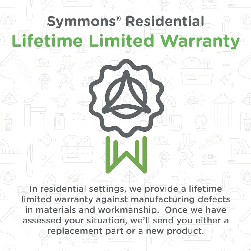 Symmons Identity Widespread Two-Handle Bathroom Faucet with Push Pop Drain (1.0 GPM), Polished Chrome