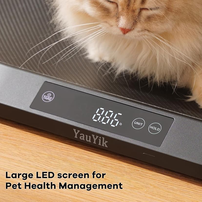 YAUYIK Digital Baby Scale with Smart Hold Function, Multifunctional Infant Scale, Large Pet Scale for Newborn Puppy, Cat and Small Animals - Up to 88lbs, Nest-Shaped Design, 150cm Soft Tape