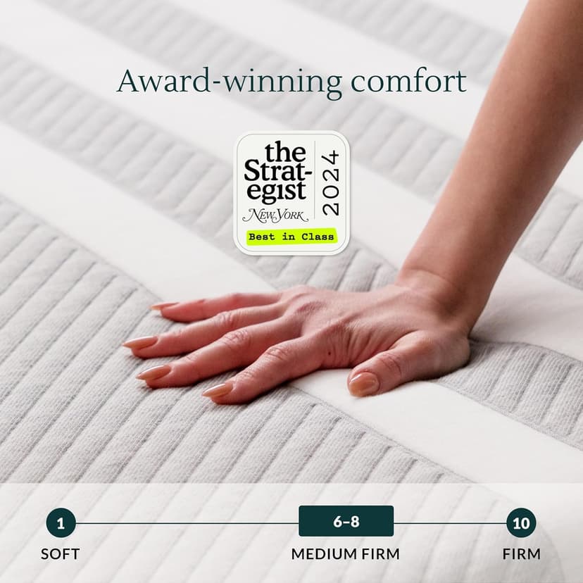 Leesa Original Hybrid 11" Mattress, King, Premium Cooling Foam and Individually Wrapped Springs/CertiPUR-US Certified / 100-Night Trial