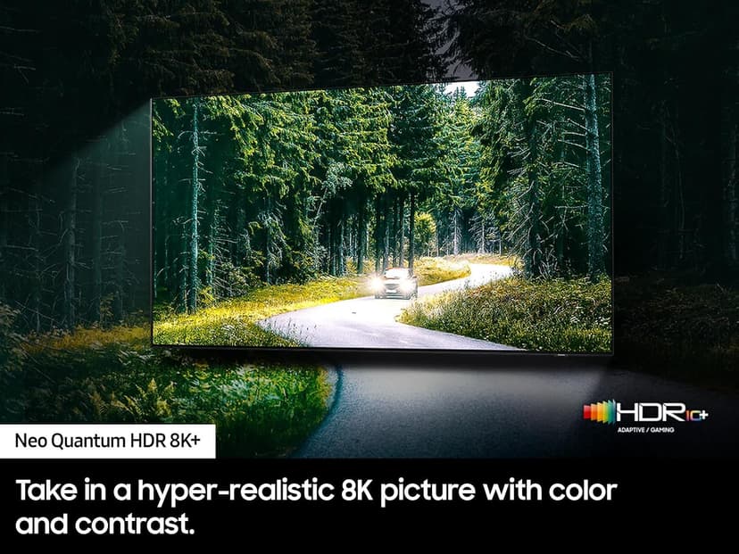 SAMSUNG 85-Inch Class QLED 8K QN800D Series Mini LED, Neo Quantum HDR Smart TV w/Dolby Atmos, Object Tracking Sound+, AI Motion Enhancer, Real Depth Enhancer Pro, Alexa Built-in (QN85QN800D, 2024)