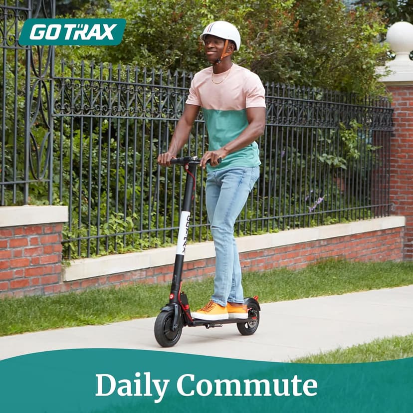 Gotrax GXL V2 Electric Scooter, 8.5" Solid Tire, Max 9 Mile and 15.5Mph Speed Power by 250W Motor, Lightweight 25.95lb, Cruise Control Aluminum Alloy Frame Foldable Commuting Escooter for Adults 13+