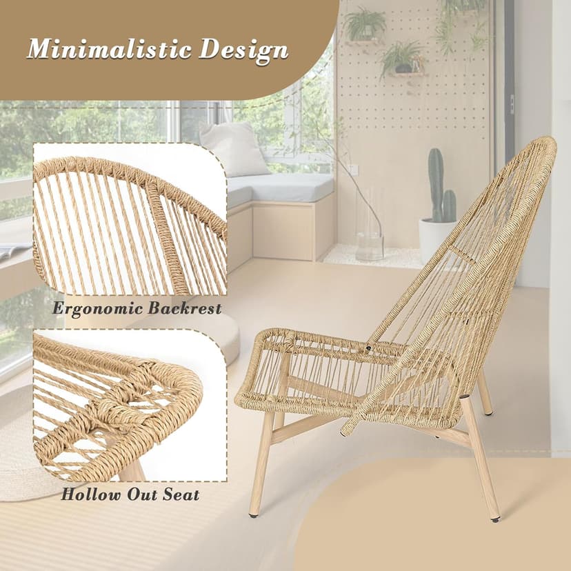 Athena Collection Rattan Egg Chair with Foldable Canopy, Patio Egg Chair Indoor Outdoor Lounge Egg Chair with Stand & Detachable Cushion for Garden, Porch, Backyard, Balcony, Gray