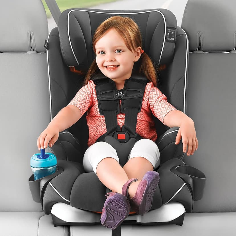 Chicco MyFit® Harness + Booster Car Seat, Forward-Facing 5-Point Harness Car Seat and High Back Booster Seat, for Children 25-100 lbs. | Fathom/Grey/Blue