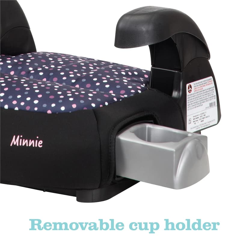 Disney Baby Pronto Booster Car Seats, Belt-Positioning, Booster Seats for Cars 40-100 lbs, Minnie Dot Party