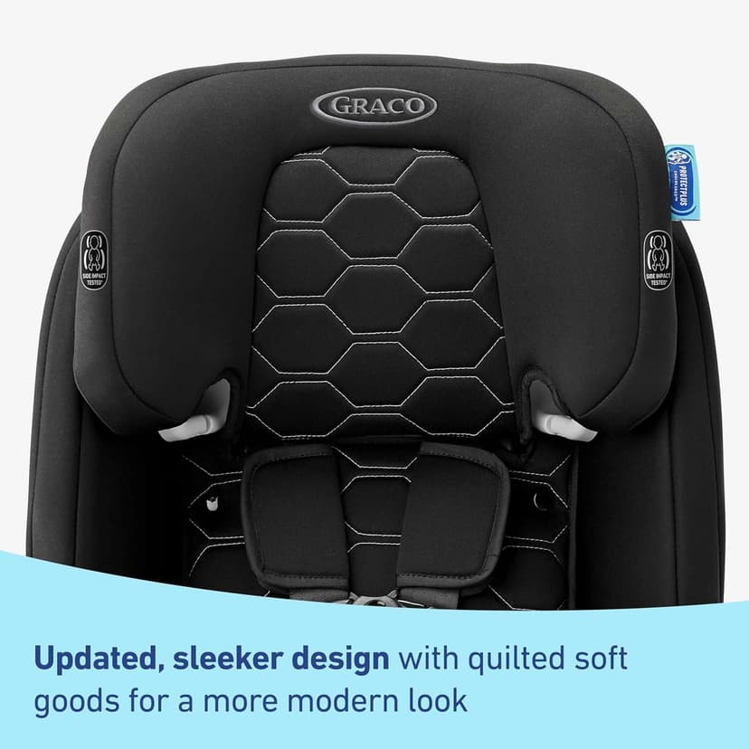 Graco Nautilus 2.0 LX 3-in-1 Forward Facing Car Seat, High Back Booster, Backless Booster Car Seat Featuring InRight & Latch, Hex