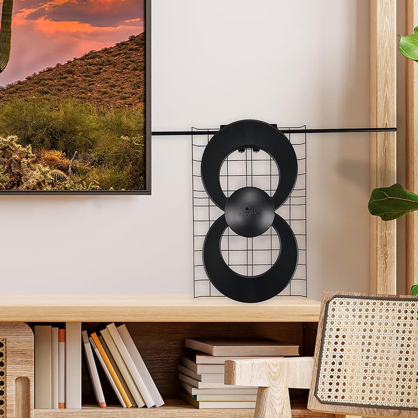Antennas Direct ClearStream 2V Indoor Outdoor TV Antenna UHF VHF Multi-Directional, 60+ Mile Range, 4K 8K UHD, NEXTGEN TV – w/Reflector, 20-inch Mast