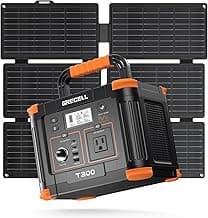 Grecell Portable Power Station 330W (Peak 600W) with 40W Solar Panel, GRECELL 230.88Wh Solar Generator 60W USB-C PD, 110V Pure Sine Wave AC Outlet, Lightweight Backup Battery for Camping, Travel, RVs