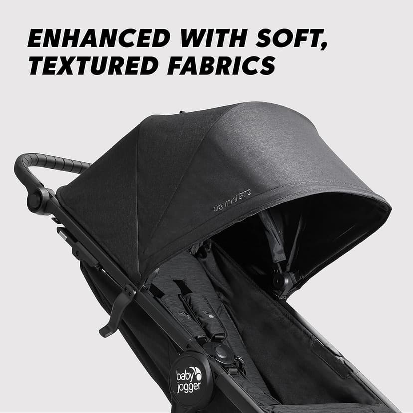 Baby Jogger City Mini GT2 All-Terrain Travel System Includes City GO 2 Infant Car Seat Opulent Black