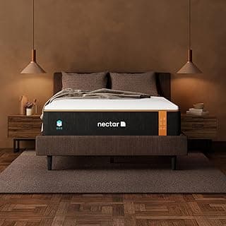 Nectar Premier Copper 14" King Mattress - Medium Firm Gel Memory Foam Mattress - 5 Layers of Comfort - Triple Action Cooling Tech - 365-Night Trial - Forever Warranty,White