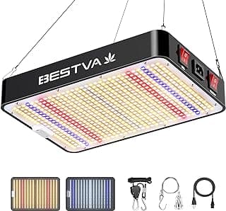 BESTVA 2025 Upgrade DC1000 Led Grow Light with High Yield Diodes Full Spectrum LED Grow Lights for Indoor Plants Greenhouse Veg Bloom Light Hydroponic Grow Lamp