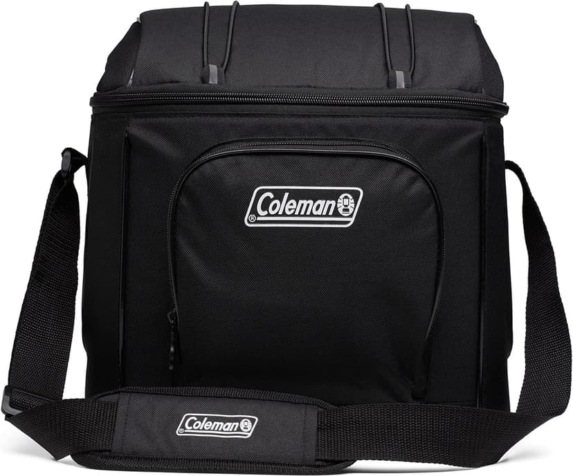 Coleman Chiller Insulated Soft Cooler, Leakproof 9/16/30 Can Cooler with 12+ Hour Ice Retention, Made with Recycled Materials, Great for Lunch, Camping, Beach, Pool, Sports, & More