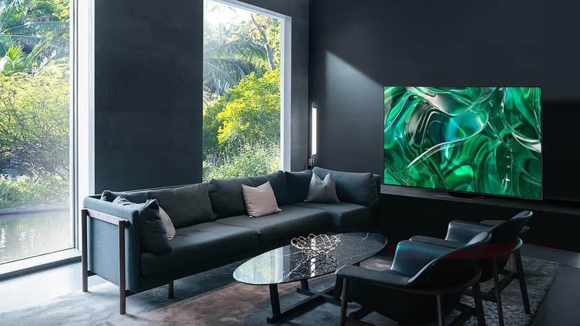 Samsung 65-Inch Class OLED 4K S95C Series Quantum HDR Smart TV w/Dolby Atmos, Object Tracking Sound+, Q Symphony, Motion Xcelerator Turbo Pro, Gaming Hub, Alexa Built-in (QN65S95C), Titan Black
