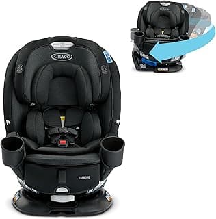 Graco Turn2Me 3-in-1 Convertible Car Seat, Rotating Seat feature, with Rear-Facing, Forward-Facing and Highback Booster options in Cambridge