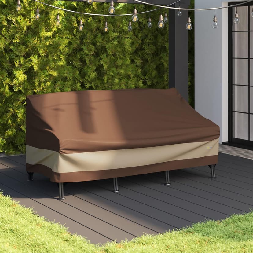 Duck Covers Ultimate Waterproof Patio Sofa Cover, Outdoor Couch Cover with All Weather Protection, Patio Furniture Covers with Attachment Strap, 77"W x 35"D x 35"H, Outdoor Sofa Cover