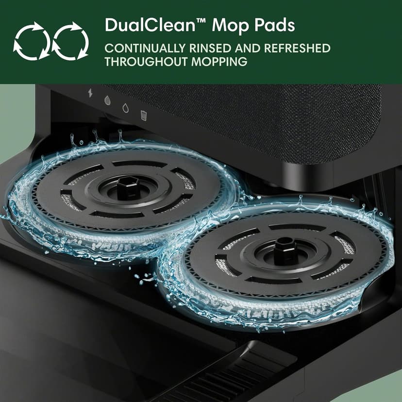 iRobot Roomba Plus 405 (G181) Combo Robot Vacuum & Mop with AutoWash Dock - Amazon Exclusive, Dual Spinning Mop Pads, Self-Empties for 75 Days, Intense Suction, Pad Washing & Drying, Pad-Lift, LiDAR