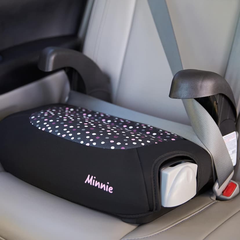 Disney Baby Pronto Booster Car Seats, Belt-Positioning, Booster Seats for Cars 40-100 lbs, Minnie Dot Party