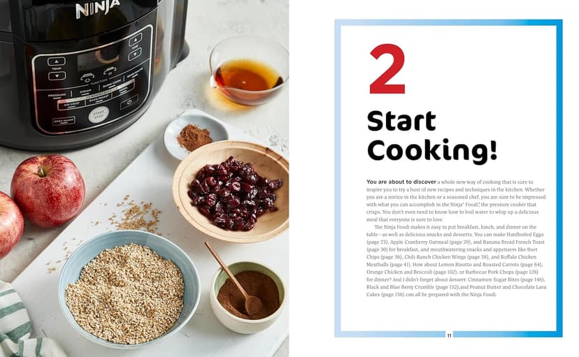 The Official Ninja Foodi: The Pressure Cooker that Crisps: Complete Cookbook for Beginners: Your Expert Guide to Pressure Cook, Air Fry, Dehydrate, and More (Ninja Cookbooks)