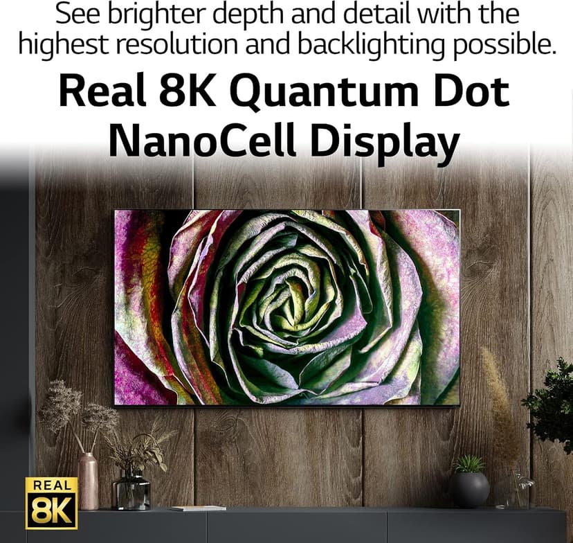 LG 65QNED99UPA Alexa Built-in QNED MiniLED 99 Series 65" 8K Smart UHD NanoCell TV (2021), Silver