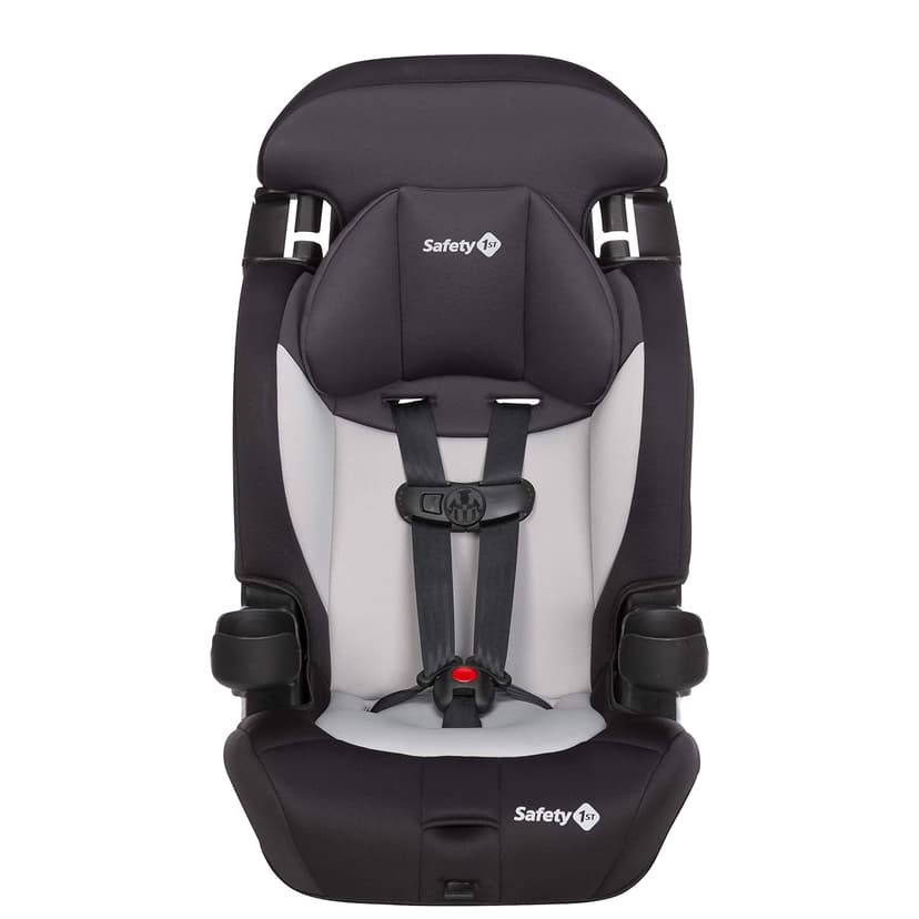 Safety 1st Grand 2-in-1 Booster Car Seat, Converts from High Back to Belt-Positioning Booster, High Back Seat for Kids 40-65, and Belt-Positioning 40-100 Pounds, Black Sparrow