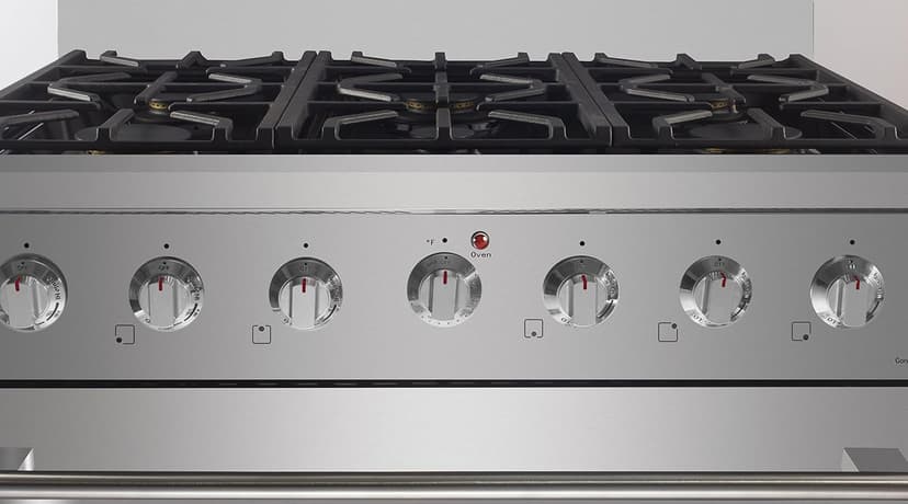 NXR SC3611 36" 5.5 cu.ft. Pro-Style Natural Gas Range with Convection Oven, Stainless Steel